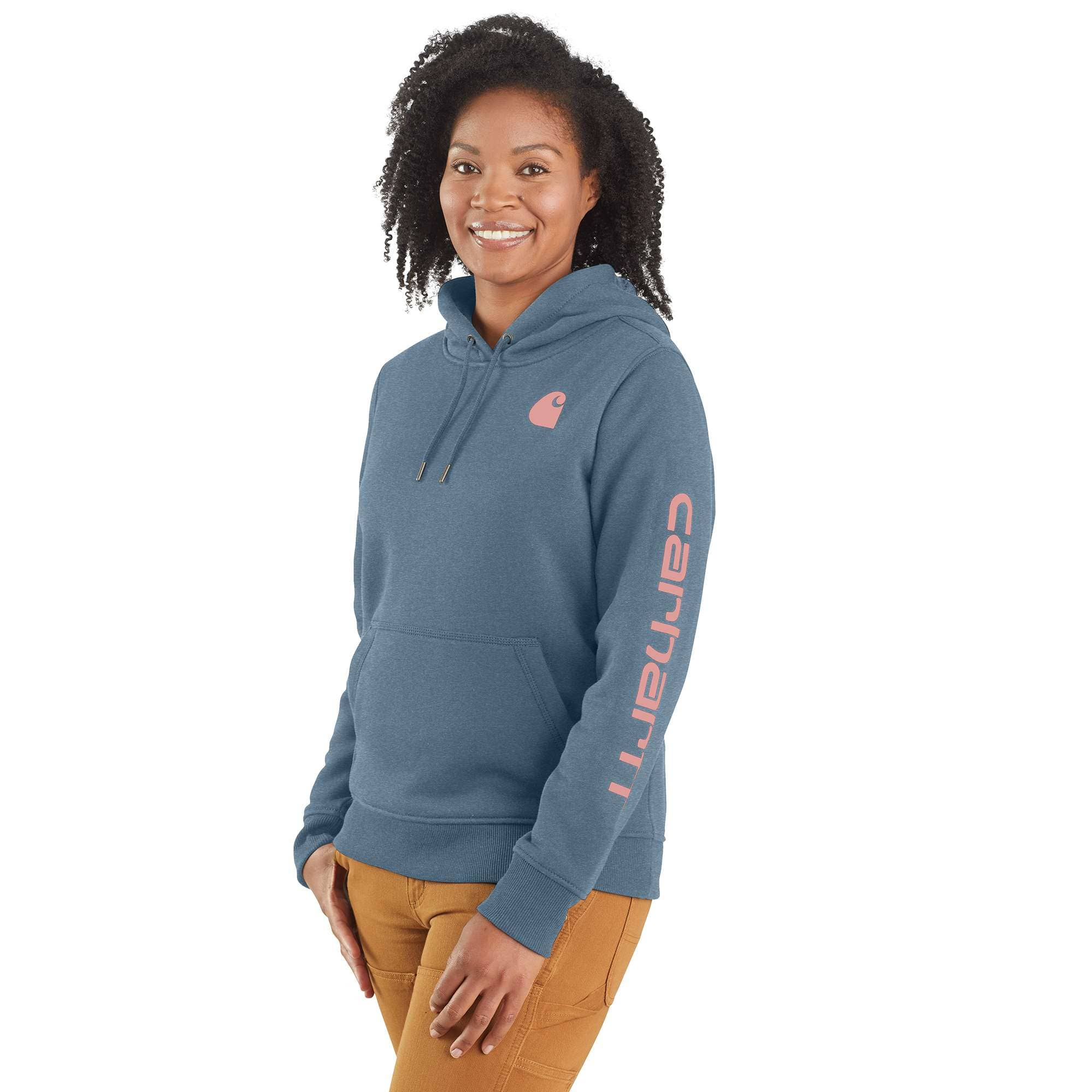 Carhartt Womens relaxed fit midweight logo hoodie *discontinued color* Size XS outlets