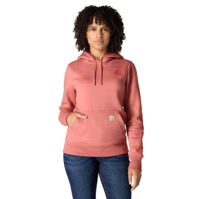 Women's Relaxed Fit Midweight Sherpa-Lined Full-Zip Sweatshirt