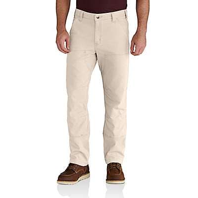 Carhartt Men's Natural Rugged Flex® Relaxed Fit Canvas Double-Front Utility Work Pant