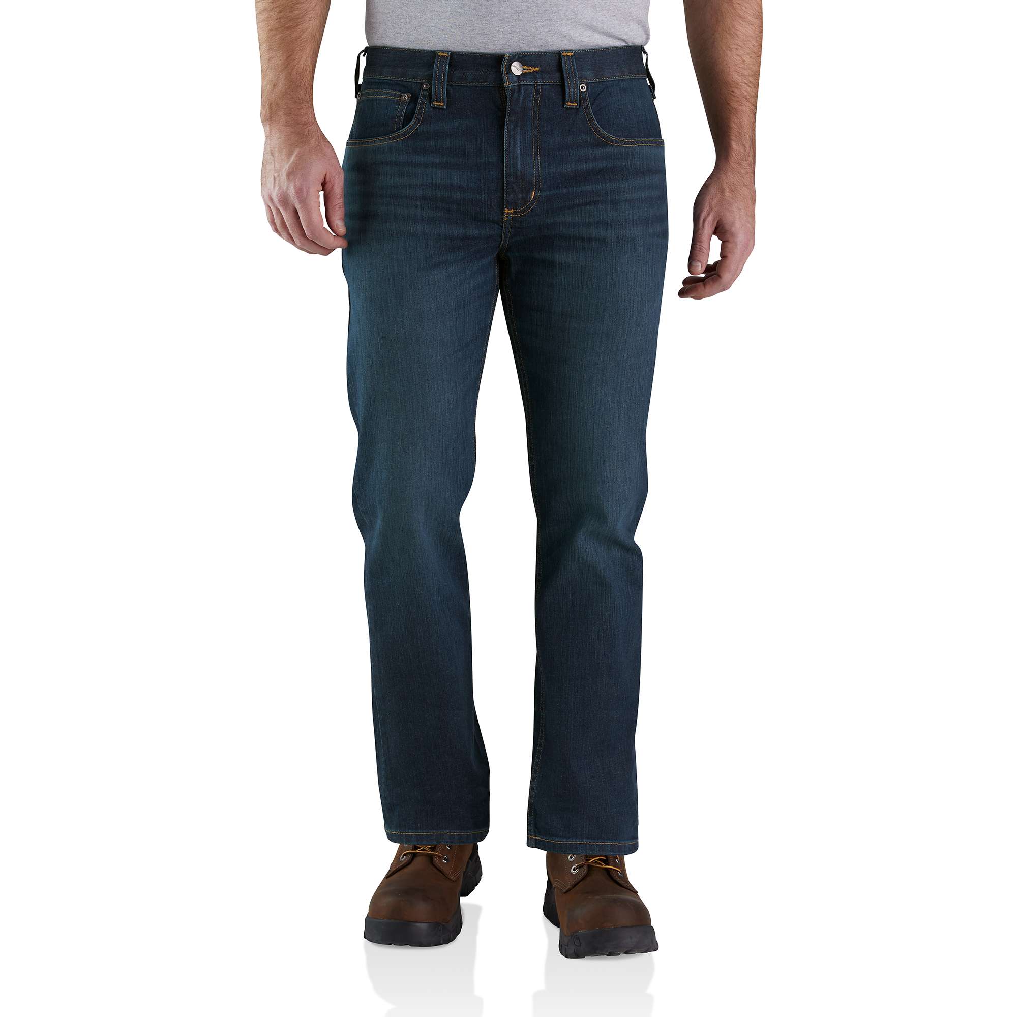 Men's Sherpa-Lined Utility Jacket - Relaxed Fit - Washed Duck