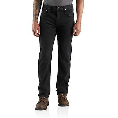 Carhartt Men's Dusty Black Rugged Flex® Relaxed Fit 5-Pocket Jean