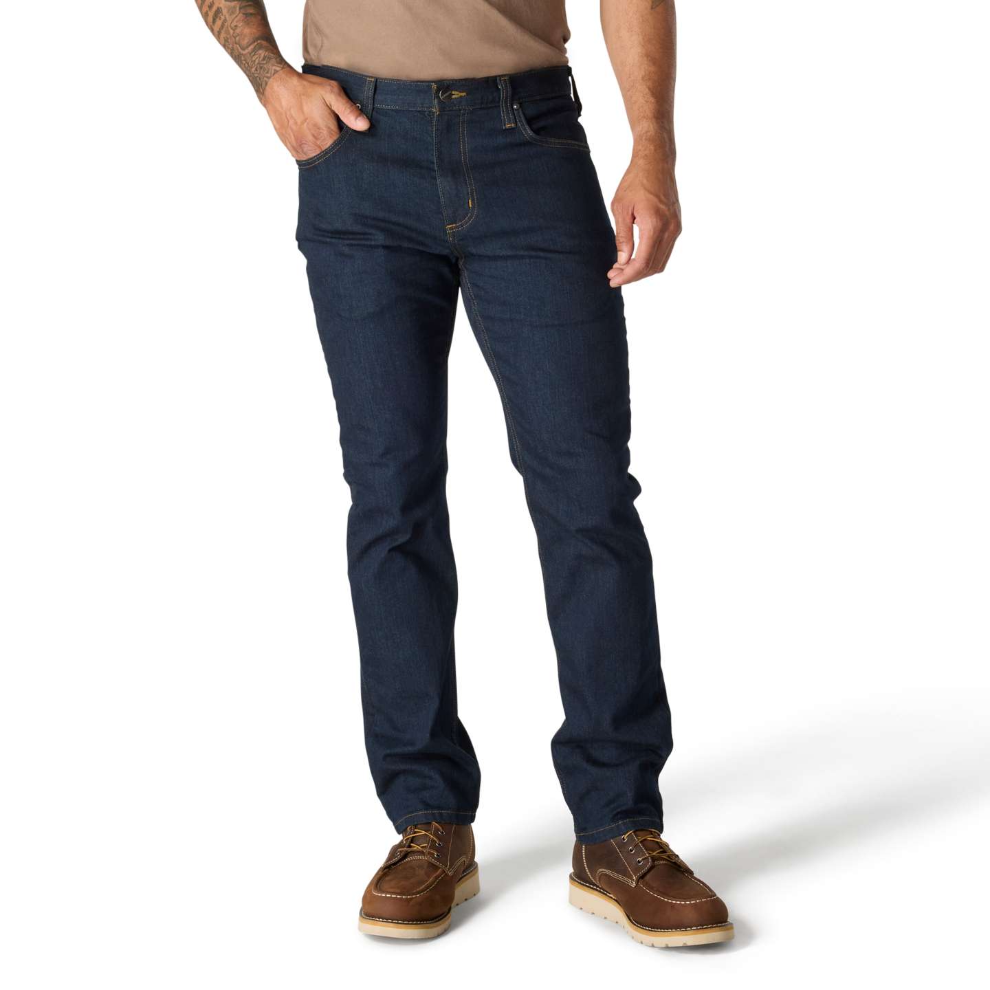Мужские джинсы Carhartt Slim Tapered Rugged Flex™ Jean, цвет: Erie — фото 1