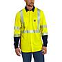 Additional thumbnail 1 of Flame-Resistant High-Visibility Force Hybrid Shirt-Class 3
