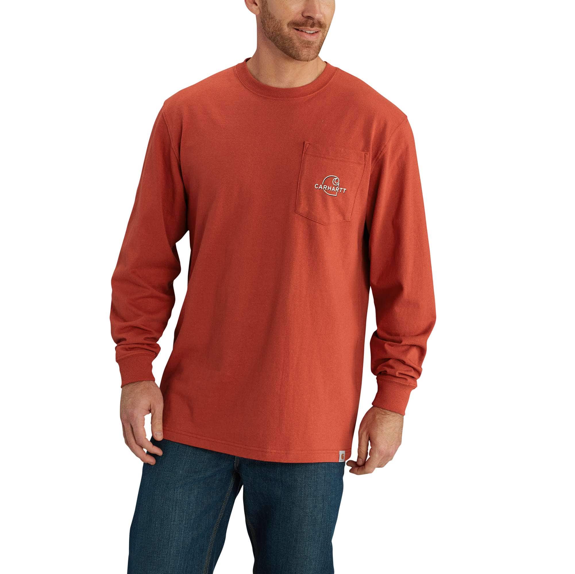 Men's Workwear Graphic Carhartt Patch Long-Sleeve T-Shirt | Carhartt