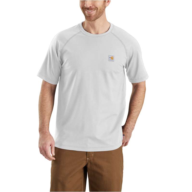 Carhartt  Light Gray Flame-Resistant Force Short-Sleeve T-Shirt