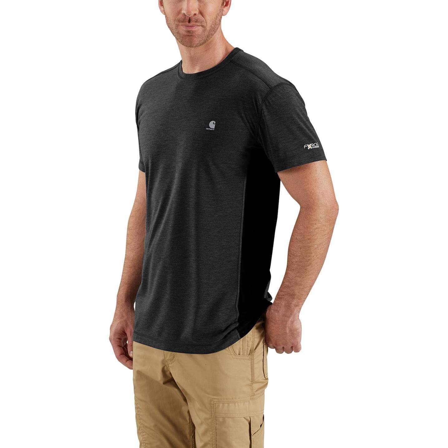 Carhartt Force® Relaxed Fit Long-Sleeve Logo Graphic Hooded T-Shirt