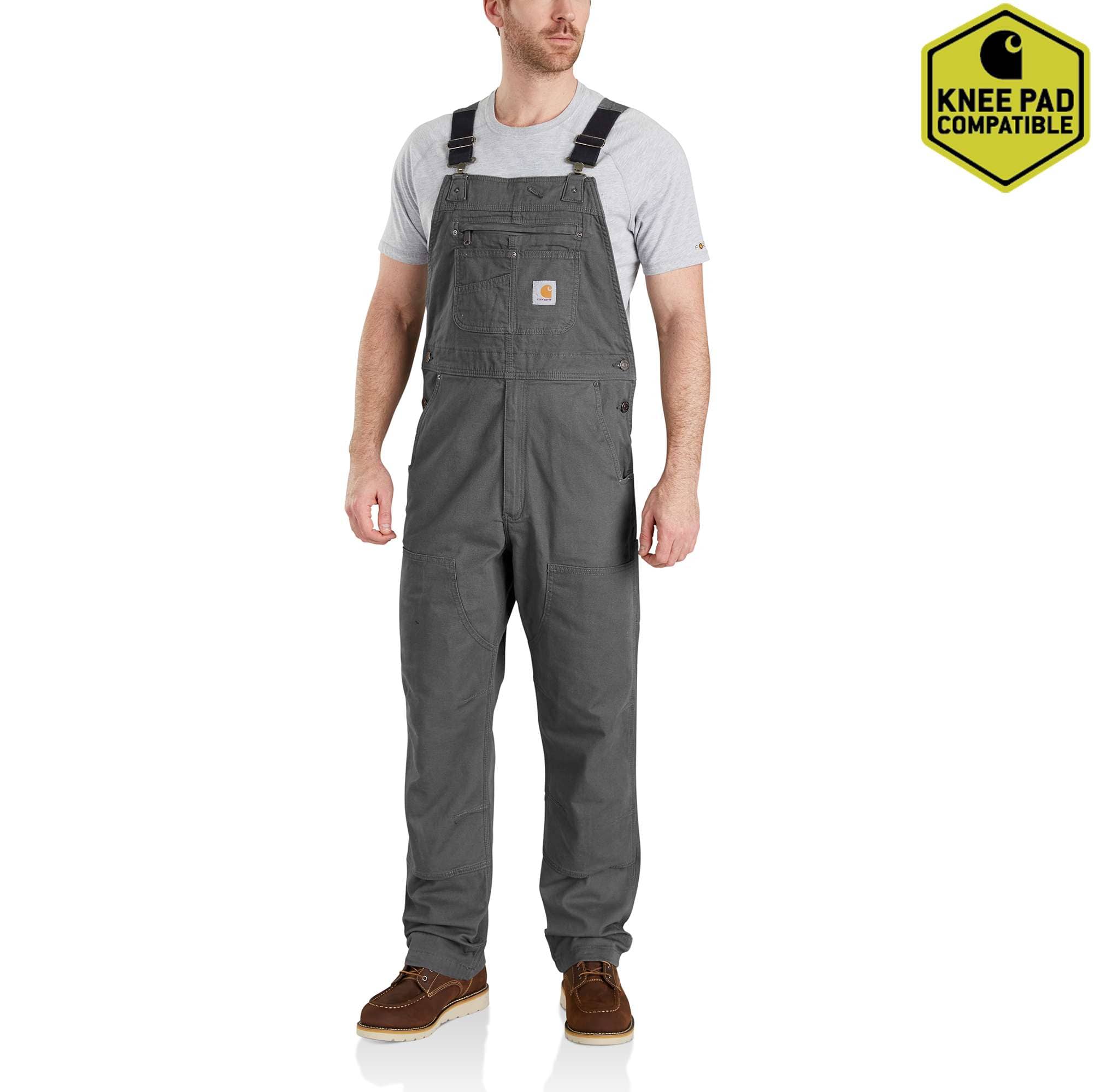 grey denim overalls