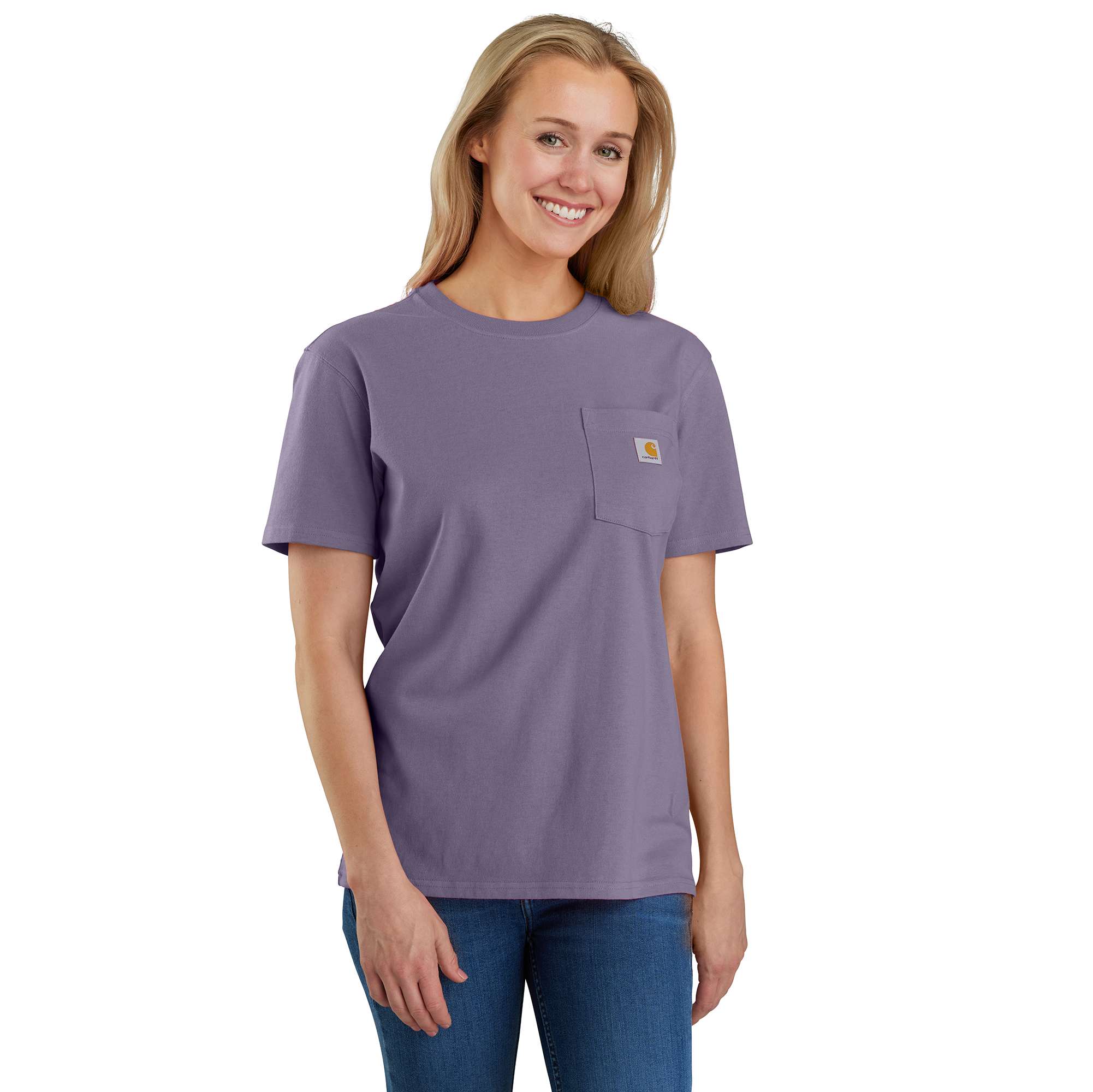 Carhartt Women's Loose Fit Heavyweight Short-Sleeve Pocket T-Shirt