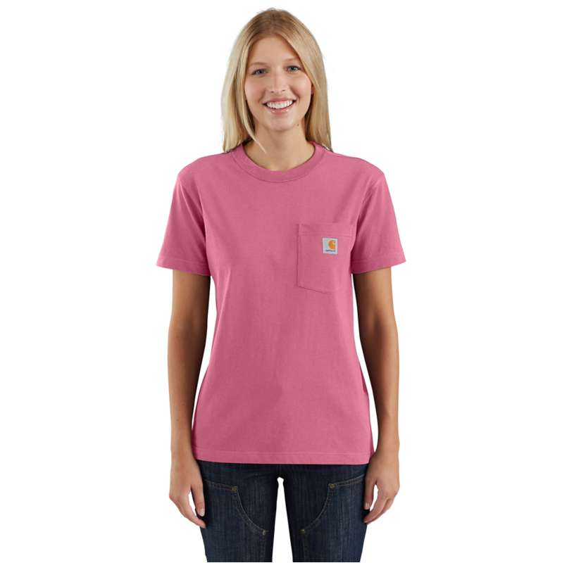 Carhartt  Woodrose Women's Loose Fit Heavyweight Short-Sleeve Pocket T-Shirt