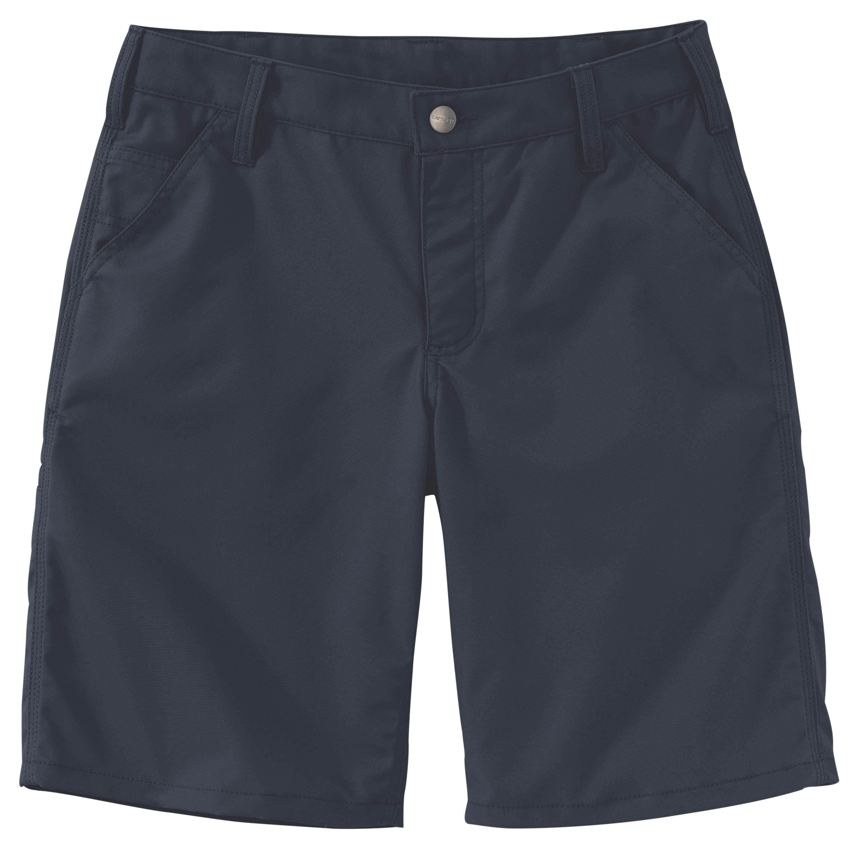 Carhartt Women's Navy Women's Rugged Professional™ Series Rugged Flex® Loose Fit Canvas Work Short