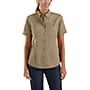 Additional thumbnail 1 of Women's Rugged Professional™ Series Relaxed Fit Canvas Short Sleeve Work Shirt
