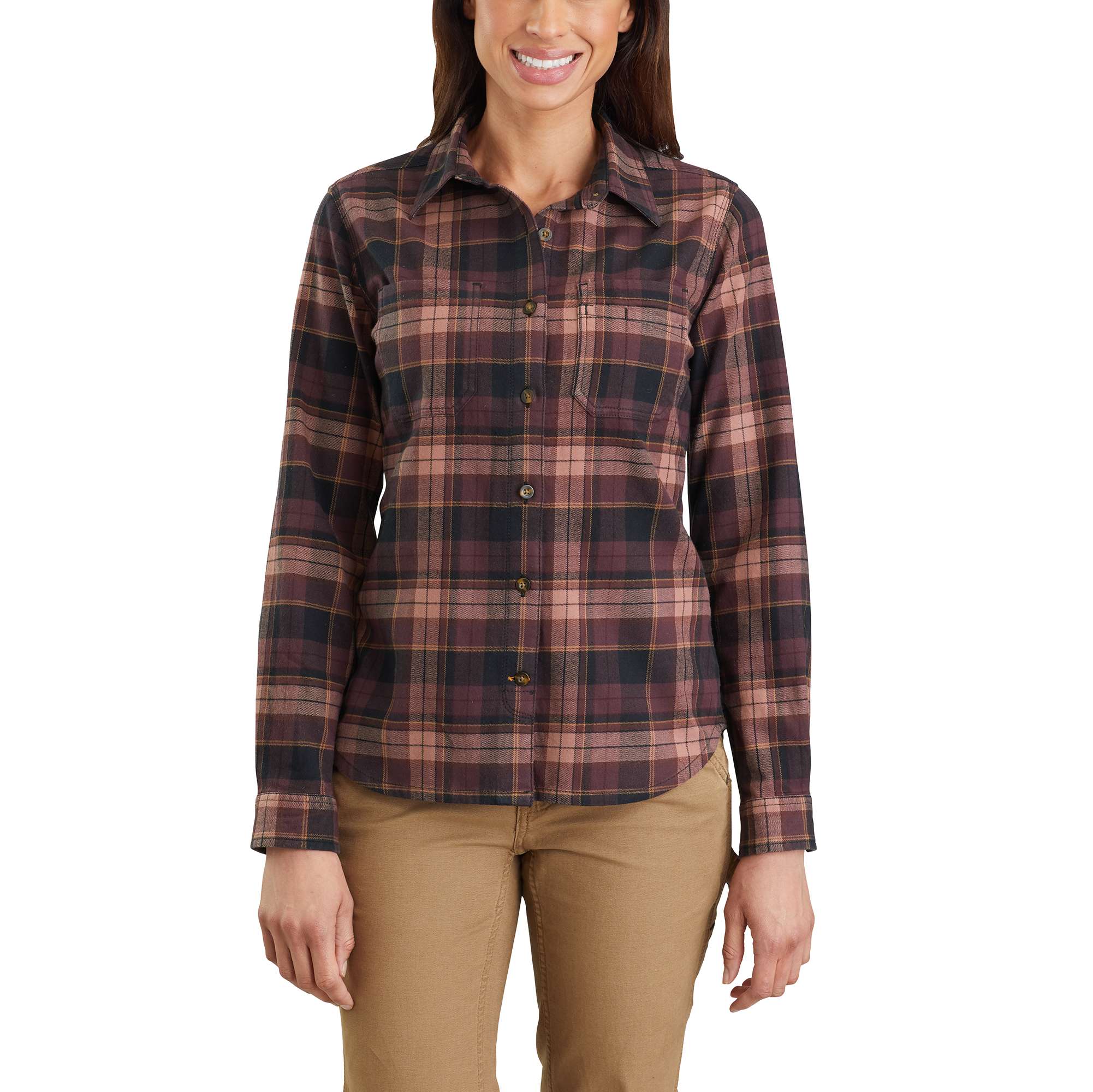Women's Rugged Flex® Hamilton Flannel Shirt OUT_103226 | Carhartt