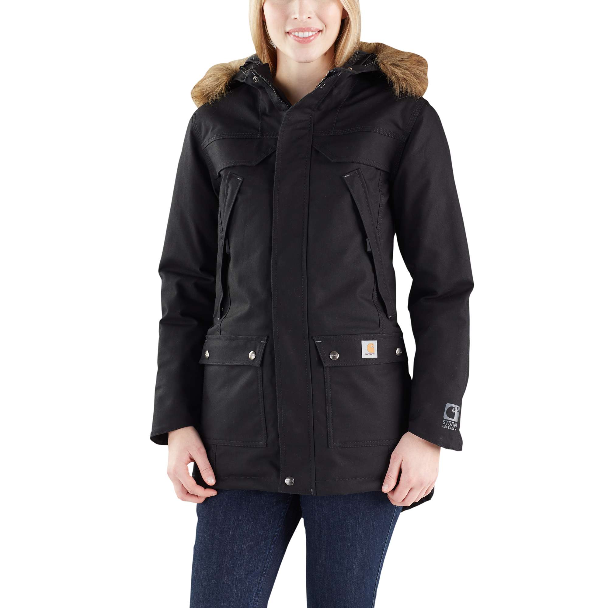 womens carhartt jacket with fur hood