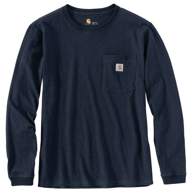 LOOSE FIT HEAVYWEIGHT LONG-SLEEVE POCKET T-SHIRT
