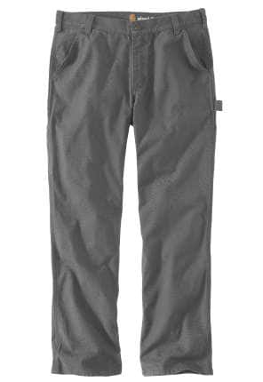 Men’s Heavyweight Fleece-Lined Stretch Chino Uniform Work Pants (31” Inseam)