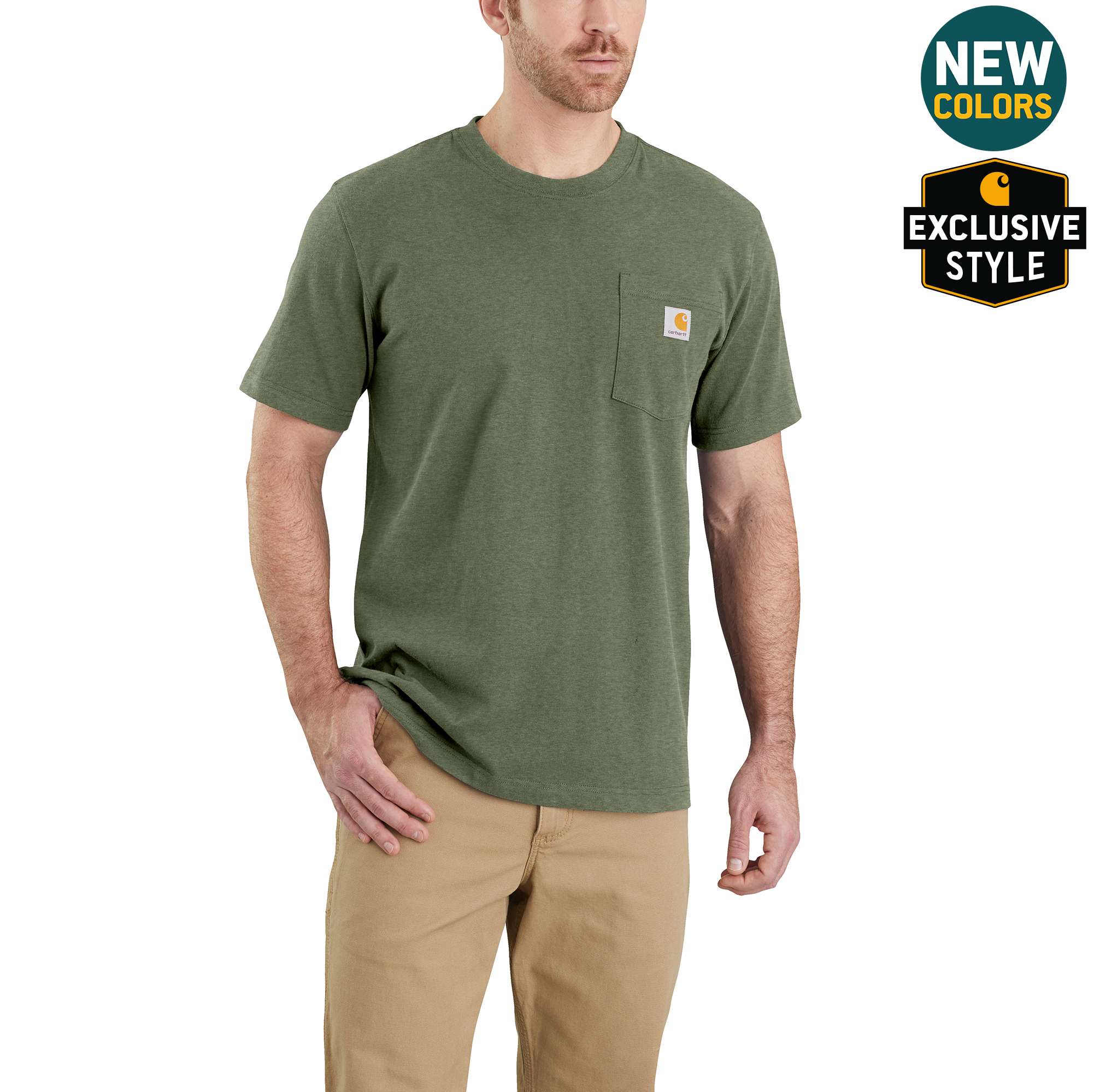 Men's Workwear Pocket T-Shirt - Relaxed Fit 103296 | Carhartt