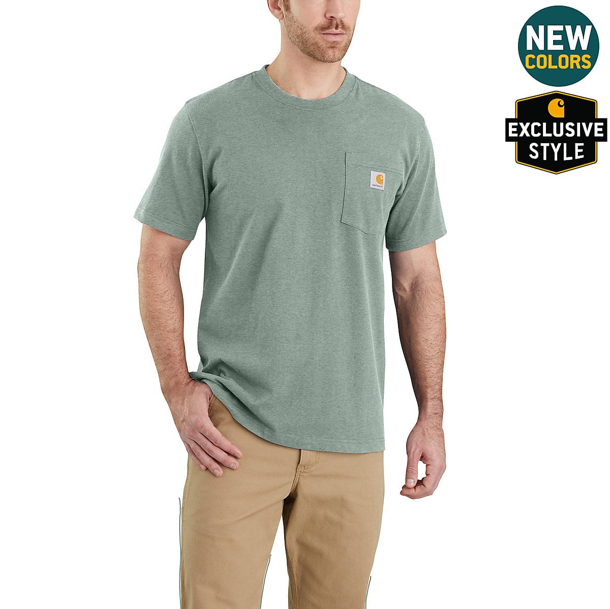 Men's Relaxed Fit Heavyweight Short-Sleeve Pocket T-Shirt | Carhartt