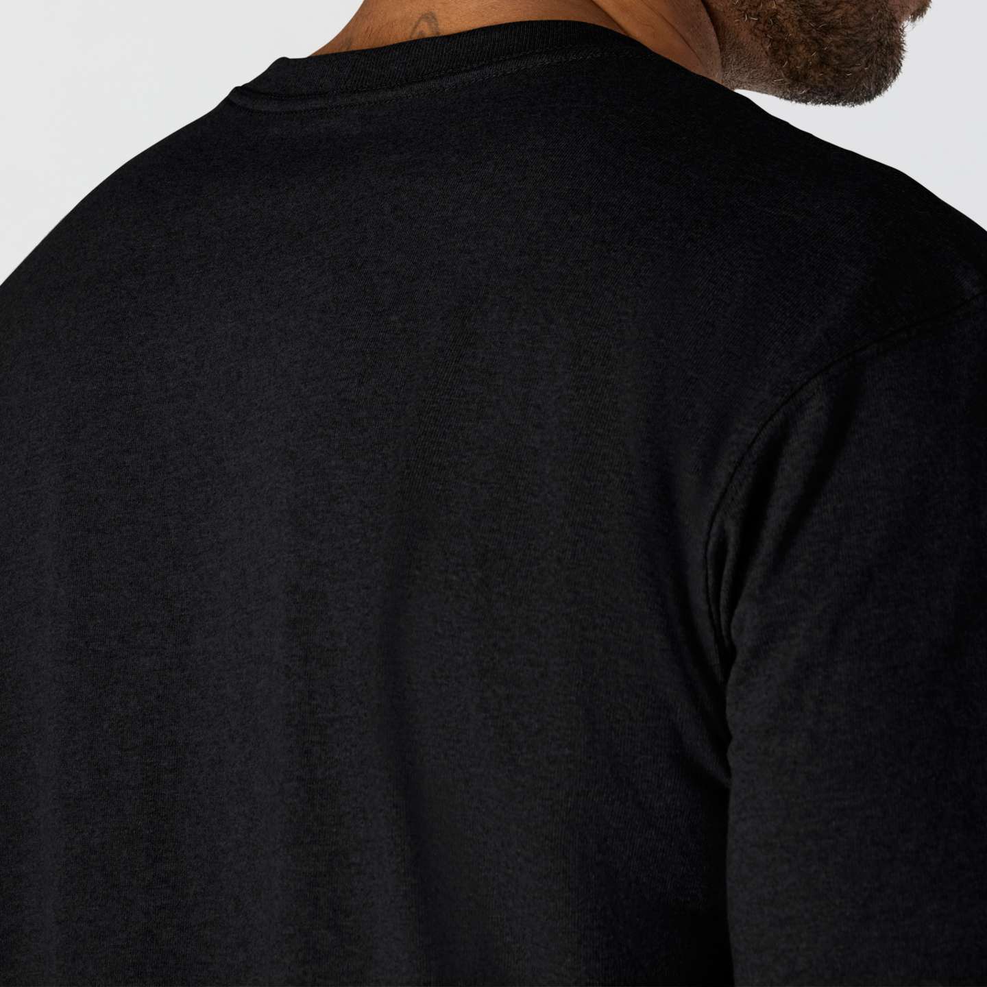 Мужская футболка Carhartt Dearborn Relaxed Pocket, цвет: Чёрный — фото 6