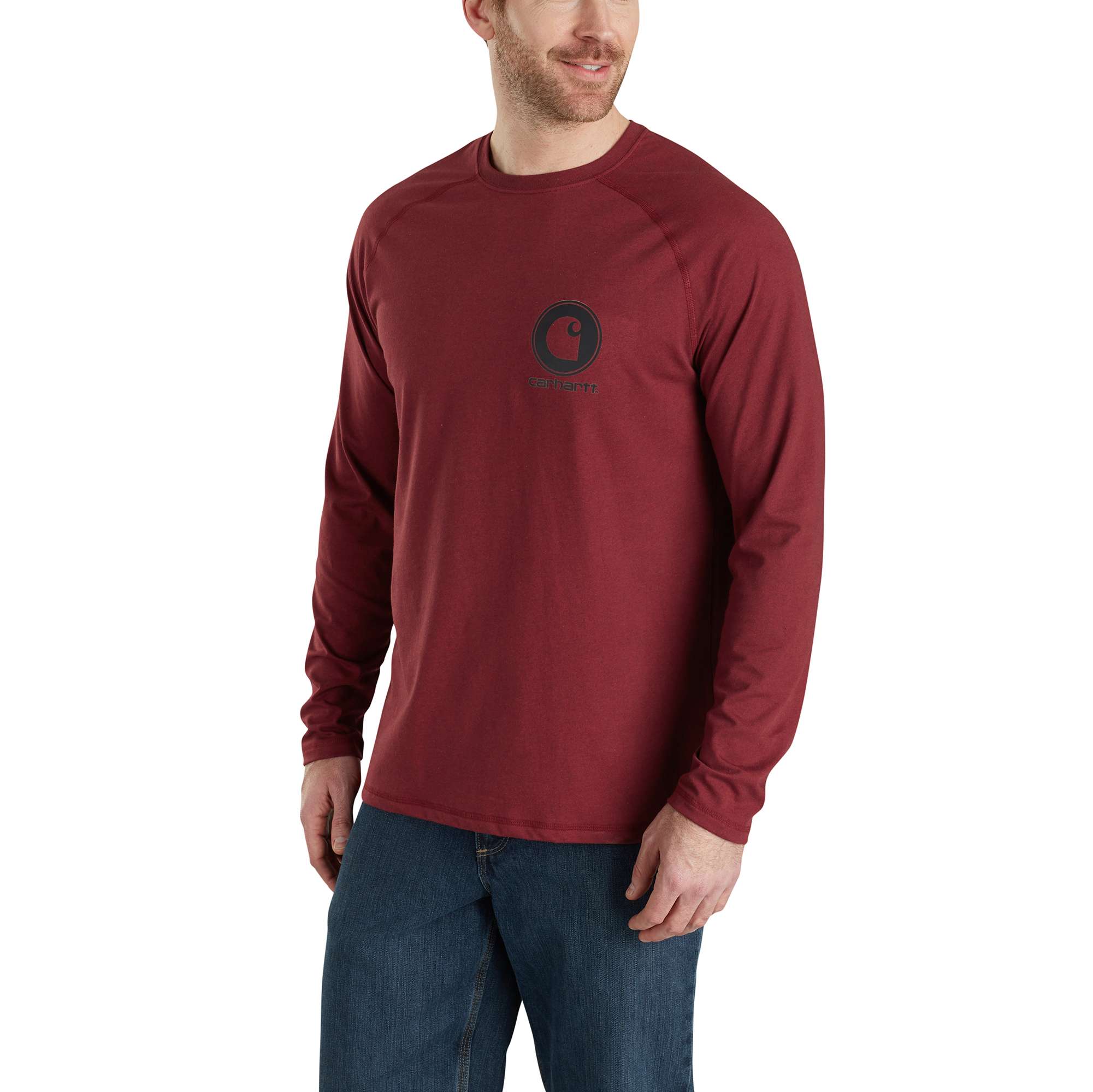 red carhartt t shirt