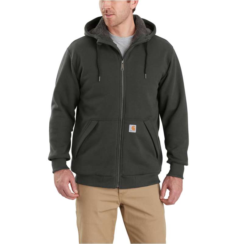 Carhartt  Peat Rain Defender® Relaxed Fit Midweight Sherpa-Lined Full-Zip Sweatshirt