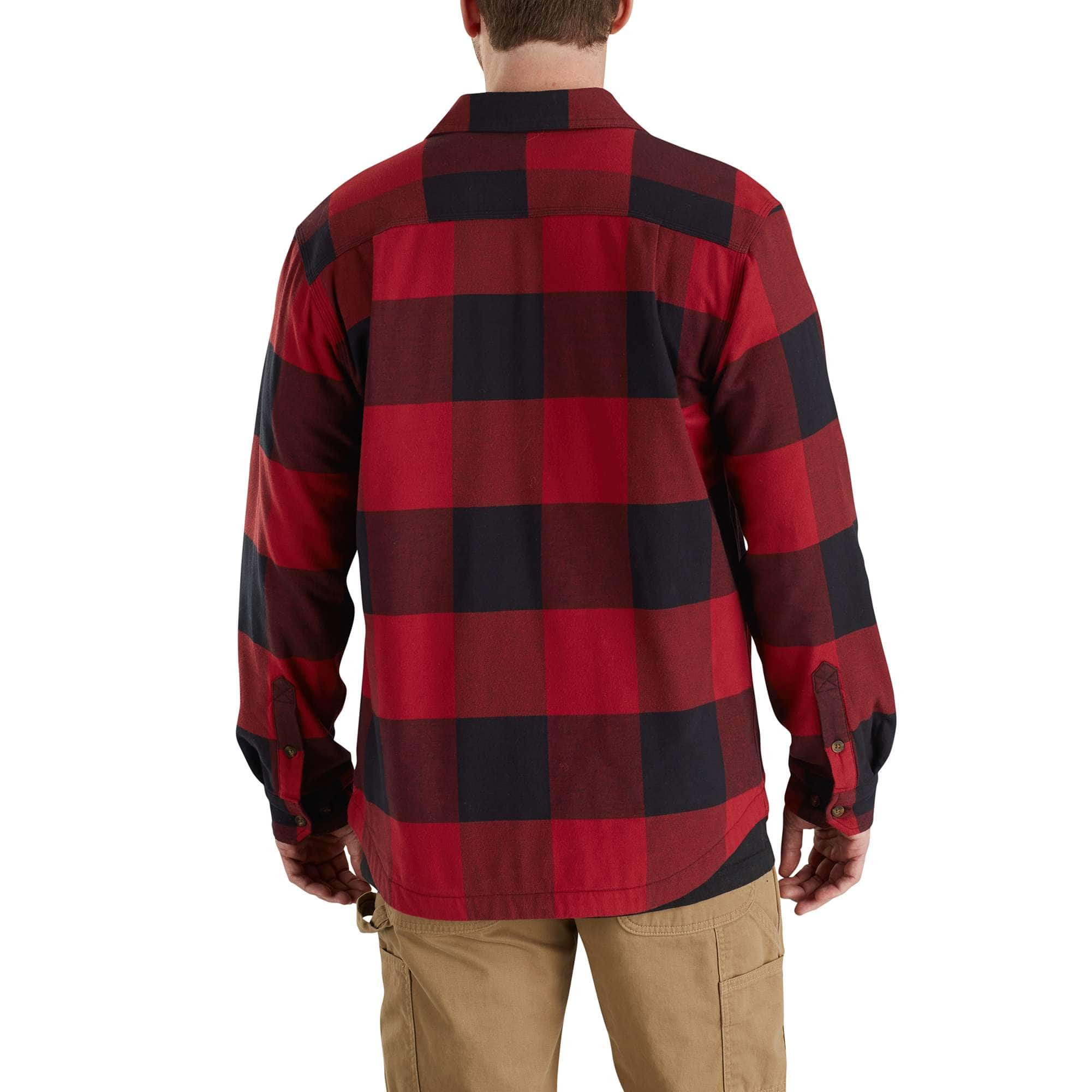 Carhartt Mens Rugged Flex Hamilton Fleece Lined Shirt Regular and Big /& Tall Sizes