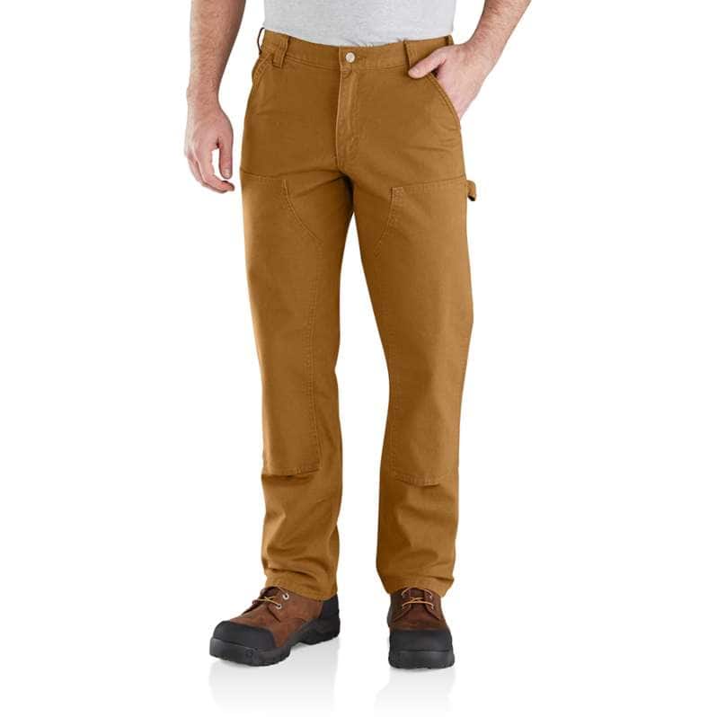 Carhartt  Carhartt Brown Rugged Flex® Relaxed Fit Duck Double-Front Utility Work Pant