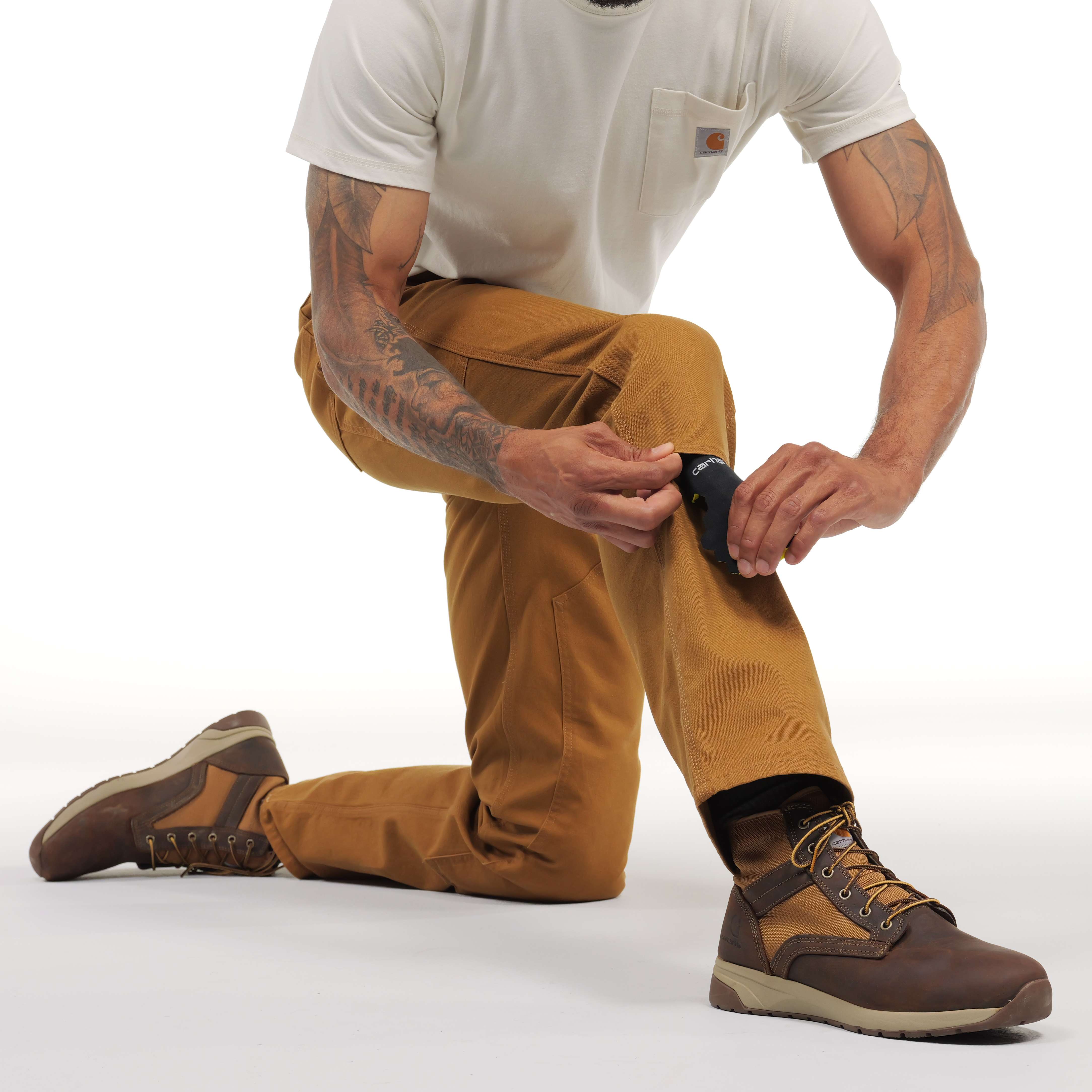 Additional thumbnail 8 of Men's Utility Double-Front Work Pant - Relaxed Fit - Rugged Flex® - Duck