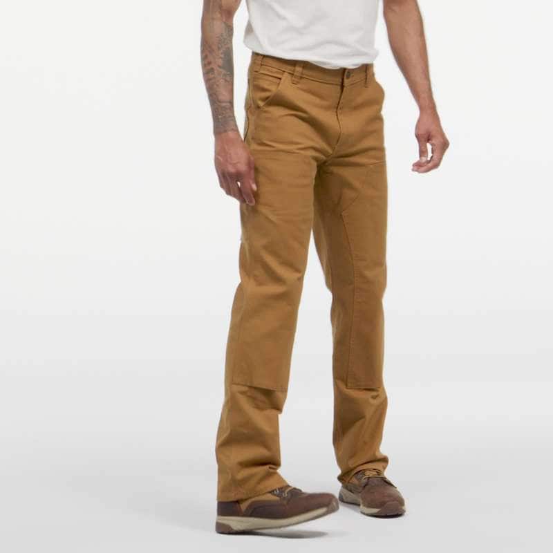 Relaxed Straight Steel Double-Front Cargo Work Pants