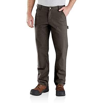 Carhartt Men's Carhartt Brown Rugged Flex® Relaxed Fit Duck Double-Front Utility Work Pant