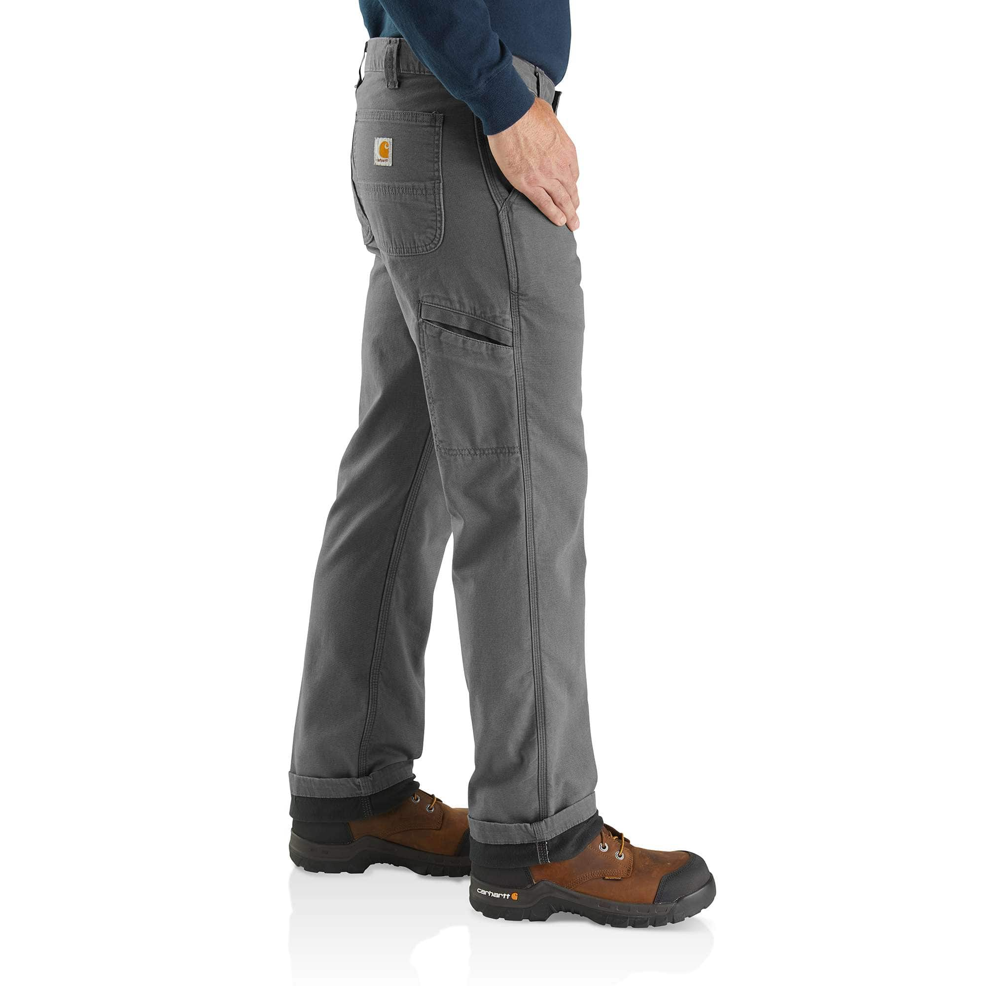 Additional thumbnail 5 of Rugged Flex® Relaxed Fit Canvas Fleece-Lined Utility Work Pant