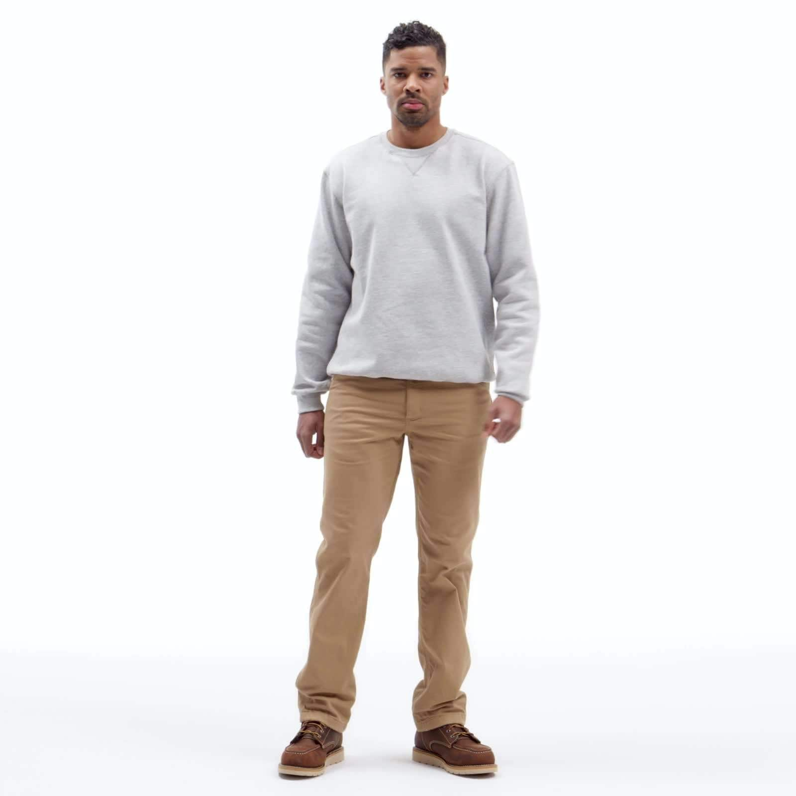 Additional thumbnail 2 of Rugged Flex® Relaxed Fit Canvas Fleece-Lined Utility Work Pant