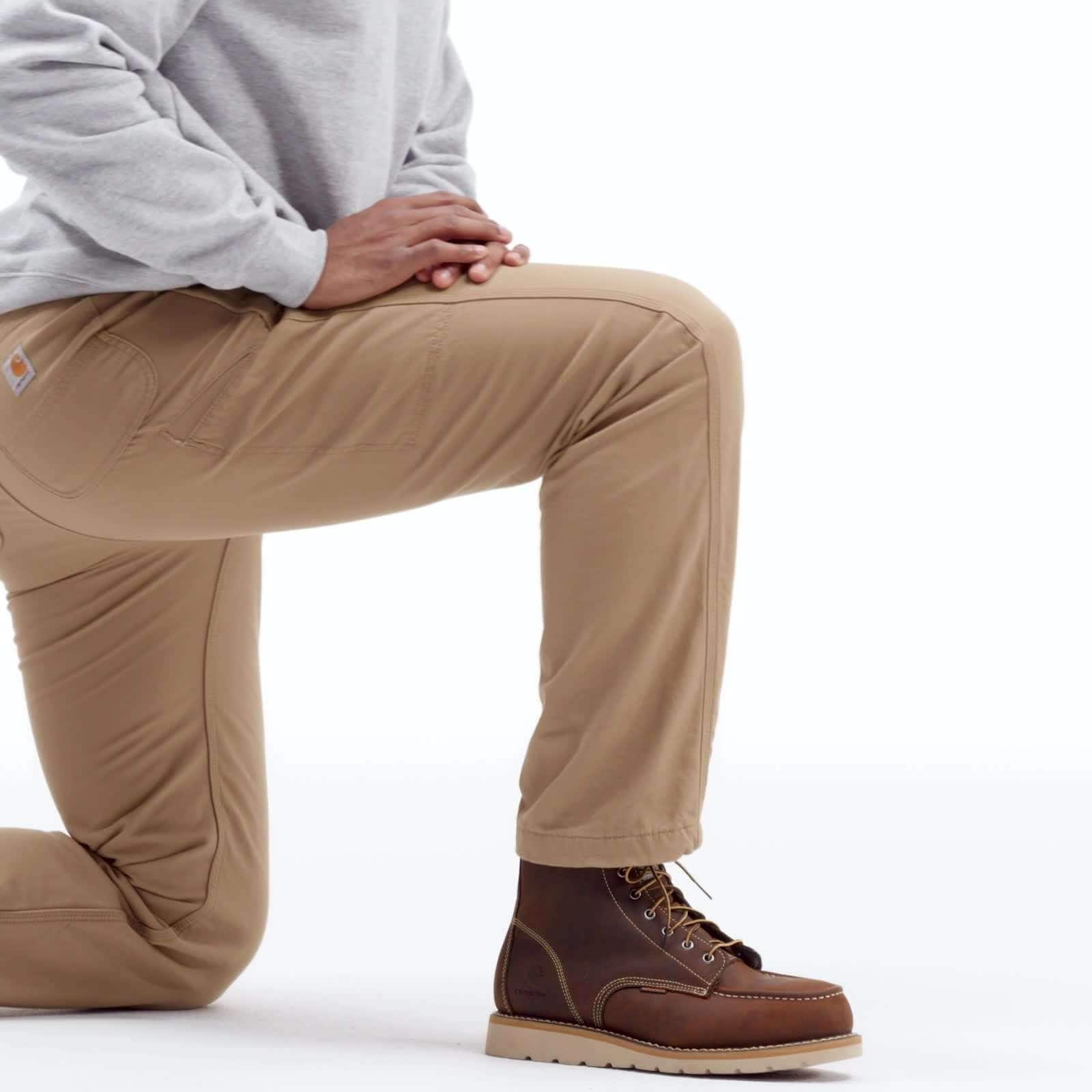 Additional thumbnail 3 of Rugged Flex® Relaxed Fit Canvas Fleece-Lined Utility Work Pant