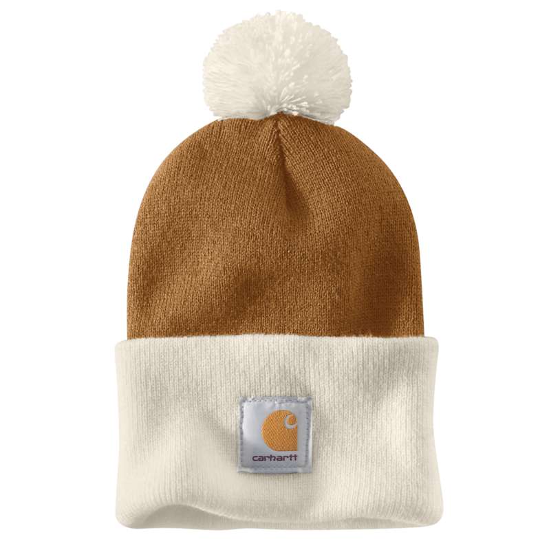 Carhartt  Carhartt Brown Santa Pom Pom Beanie