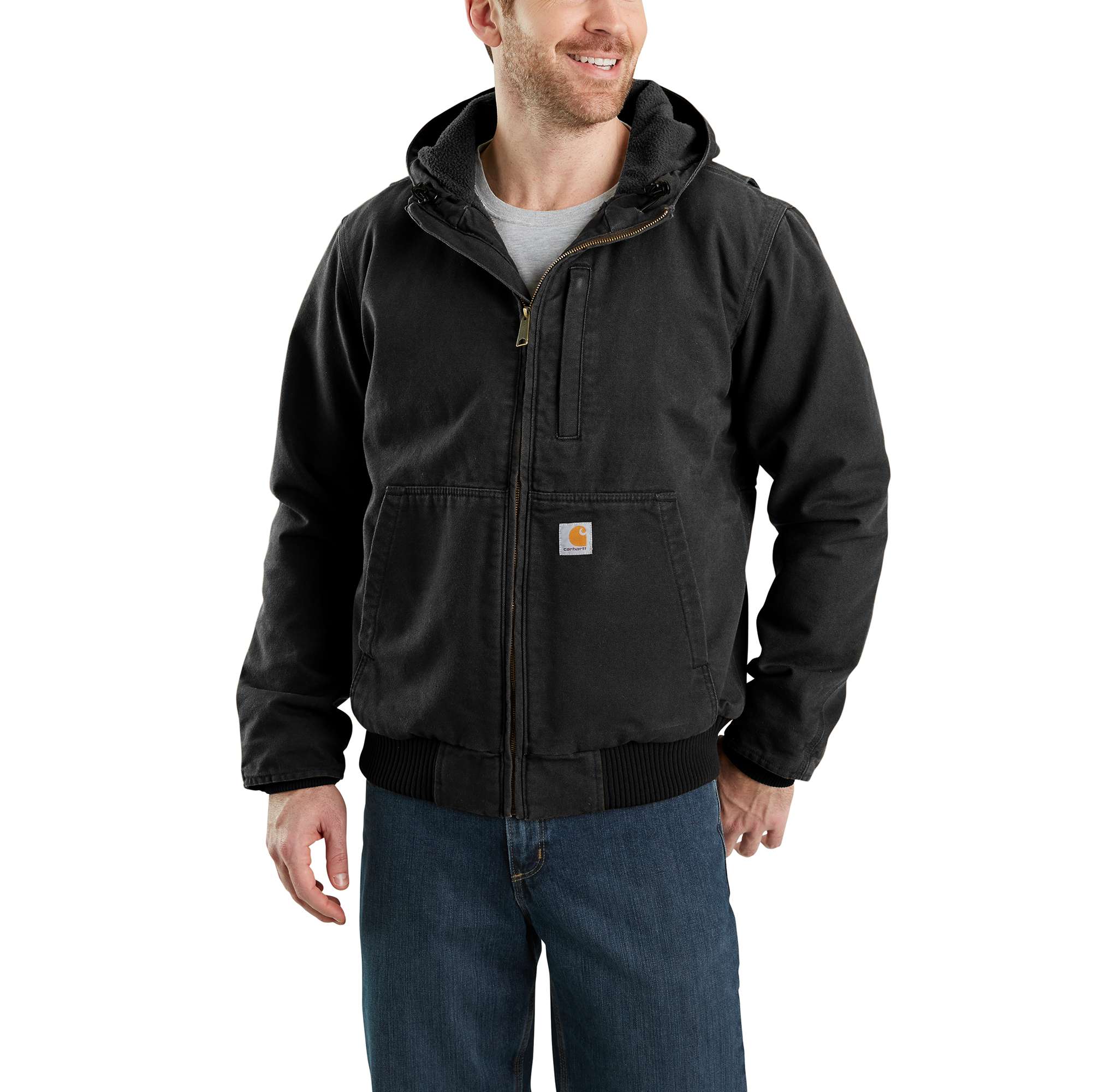 carhartt men's jacket with hood