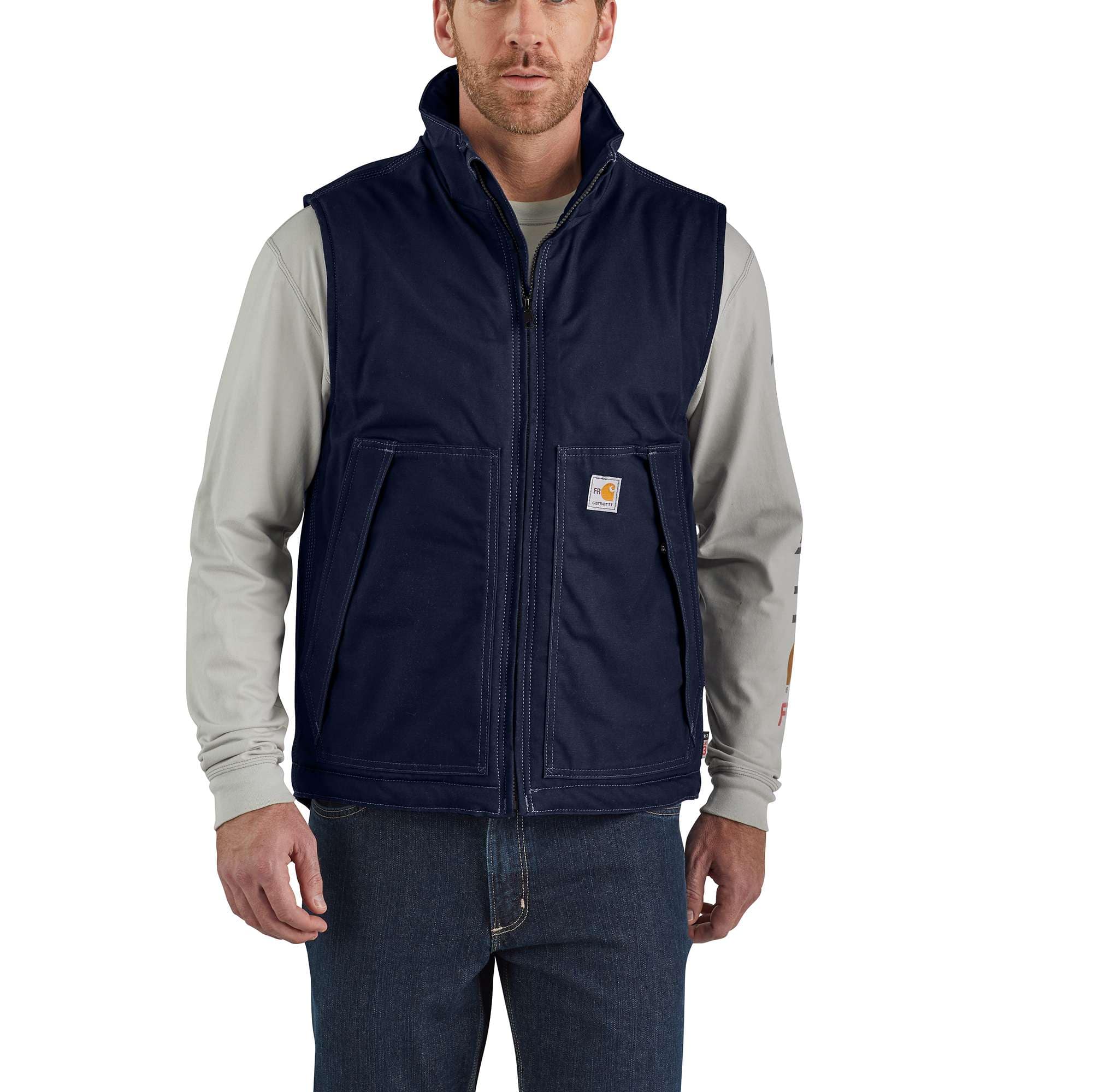 Men's Flame-Resistant Quick Duck® Insulated Vest | Carhartt