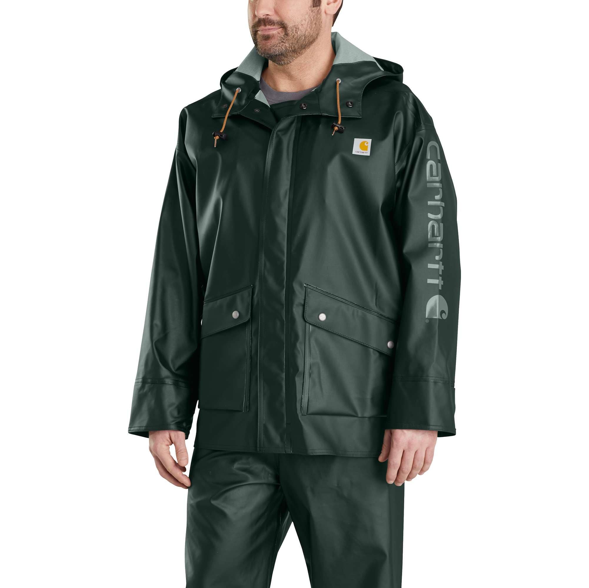 carhartt fishing rain suit