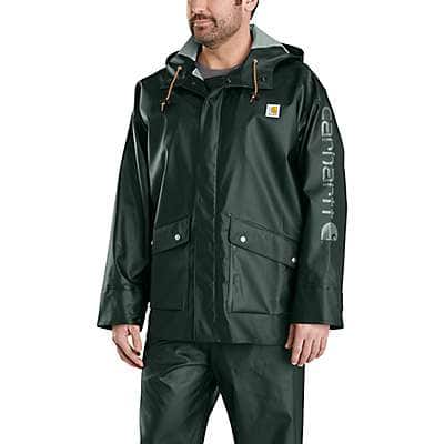Carhartt Men's Canopy Green Waterproof Loose Fit Heavyweight Coat