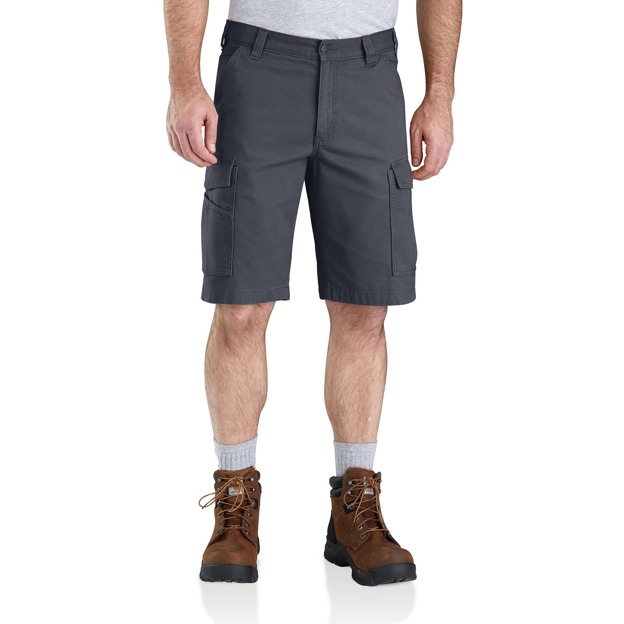 rugged flex relaxed fit canvas cargo work pant