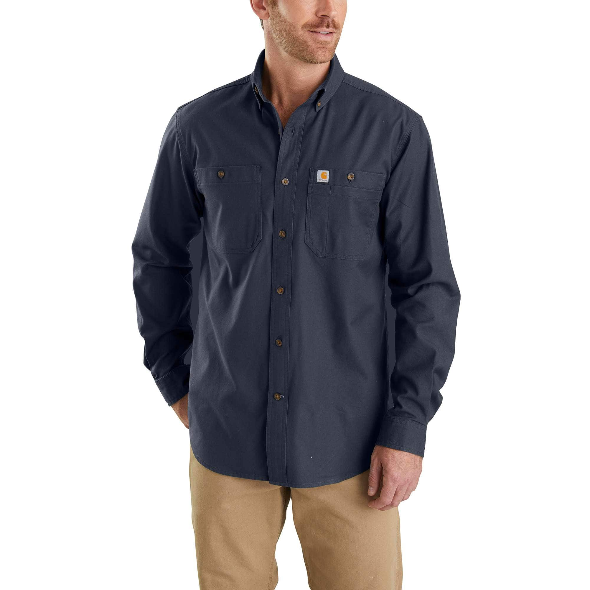  Guide Gear Men's Button Up Shirt Long Sleeve Chamois Cotton for  Work Or Casual, Army, L Tall : Clothing, Shoes & Jewelry