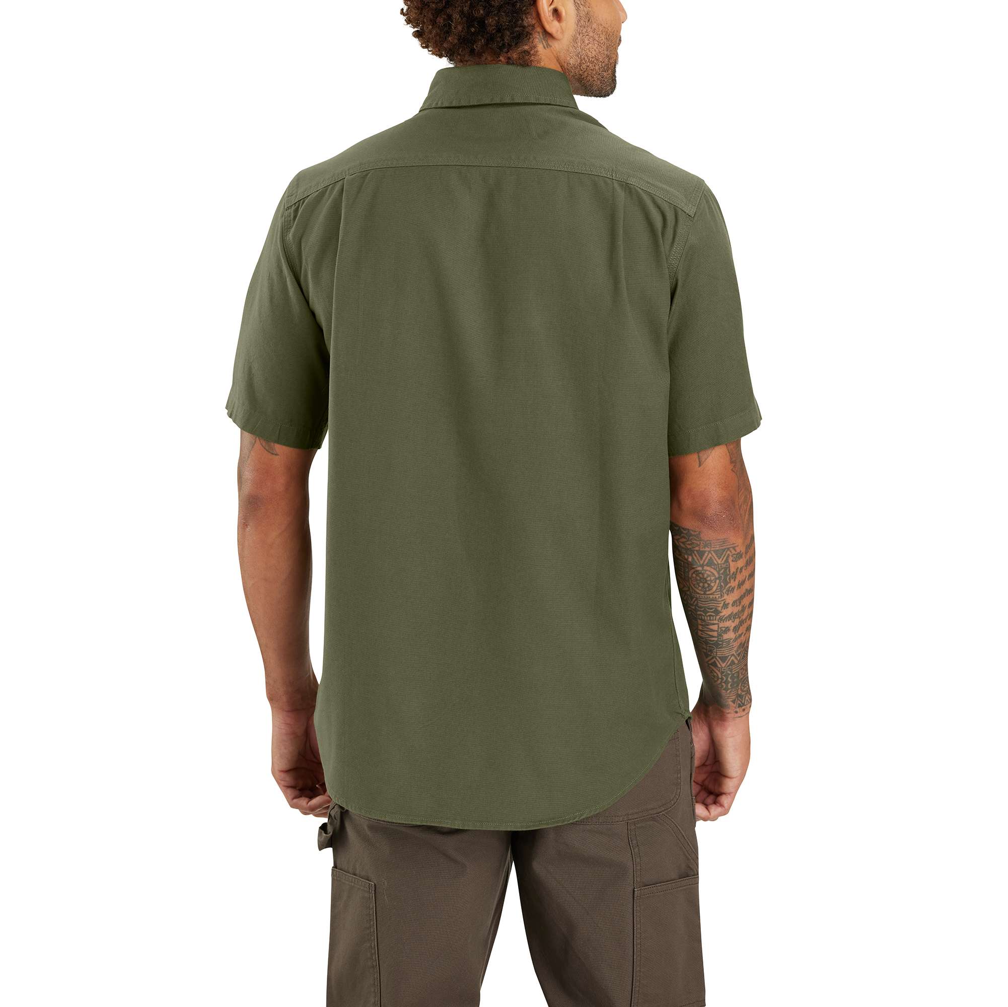 Additional thumbnail 3 of Rugged Flex® Relaxed Fit Midweight Canvas Short-Sleeve Shirt