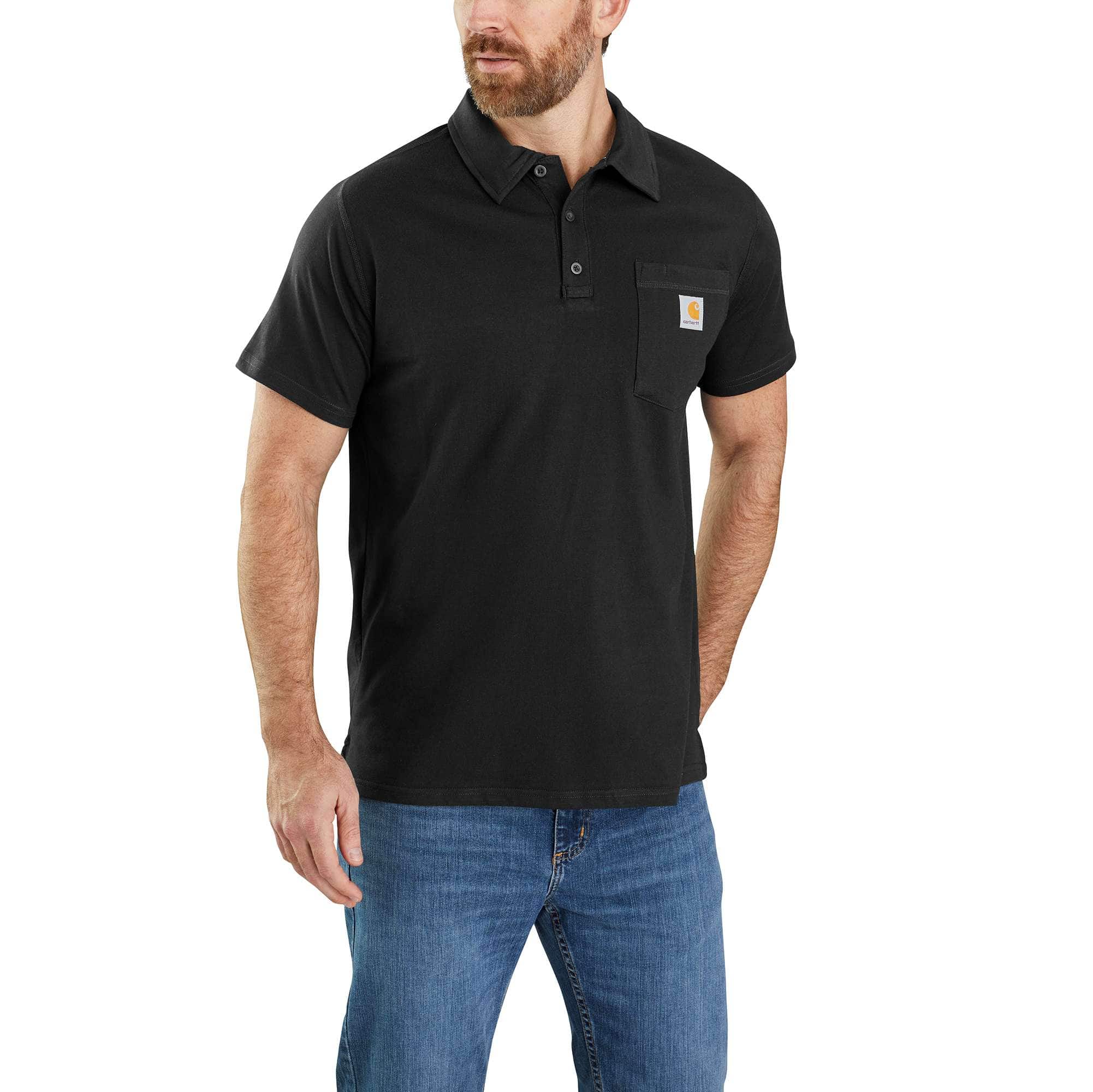 Carhartt Force® Relaxed Fit Midweight Short-Sleeve Pocket Polo