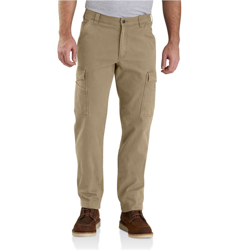 Men's Zip Leg Canvas Cargo Work Pants