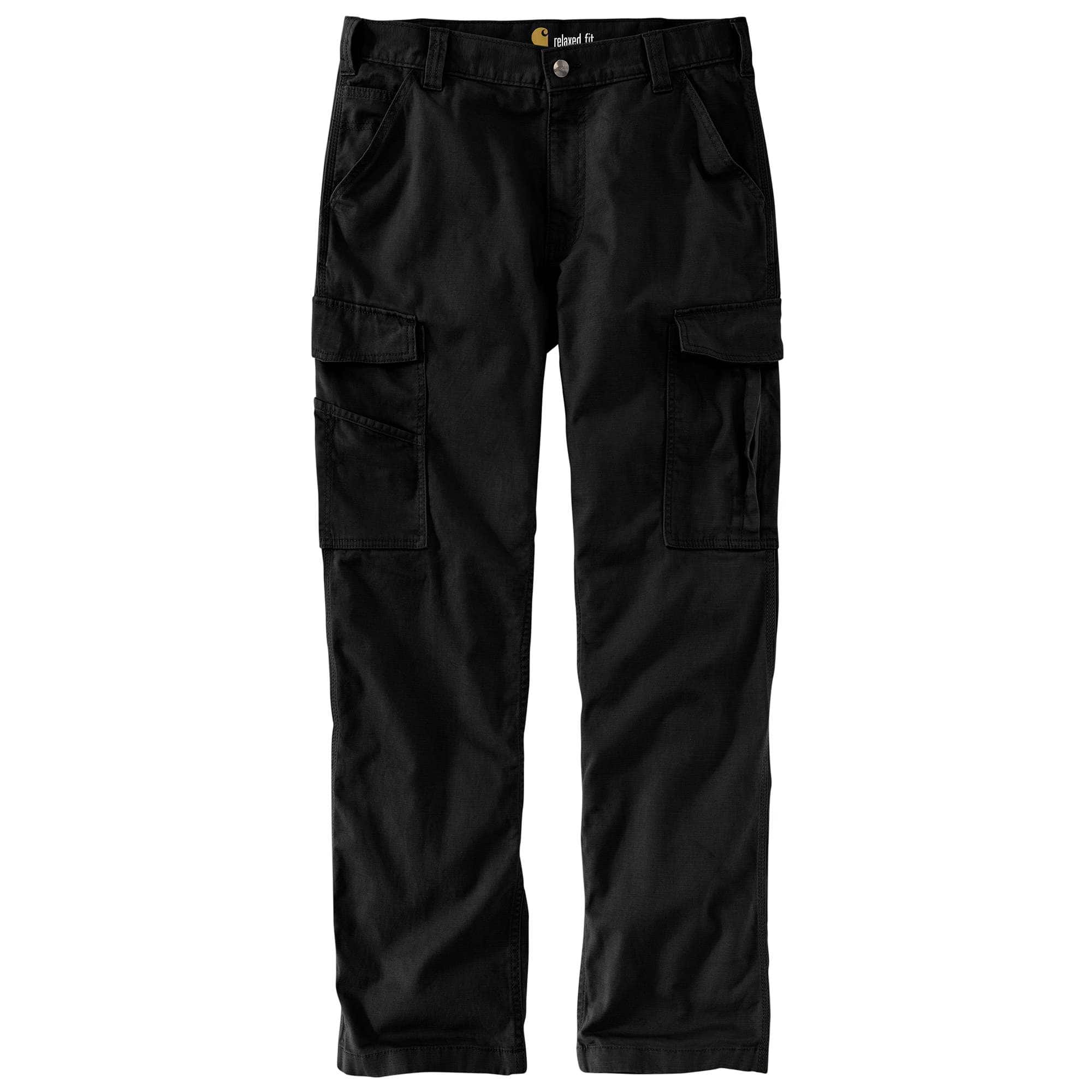 Men's Cargo Work Pant - Relaxed Fit Rugged Flex® Canvas