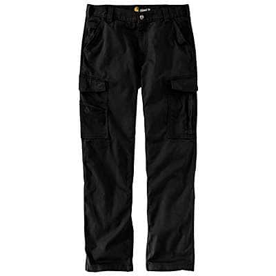 Carhartt Men's Black Rugged Flex® Relaxed Fit Canvas Cargo Work Pant