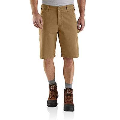 Carhartt Men's Hickory Rugged Flex® Relaxed Fit Canvas Utility Work Short