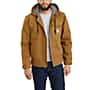 Additional thumbnail 1 of Relaxed Fit Washed Duck Sherpa-Lined Utility Jacket - 2 Warmer Rating