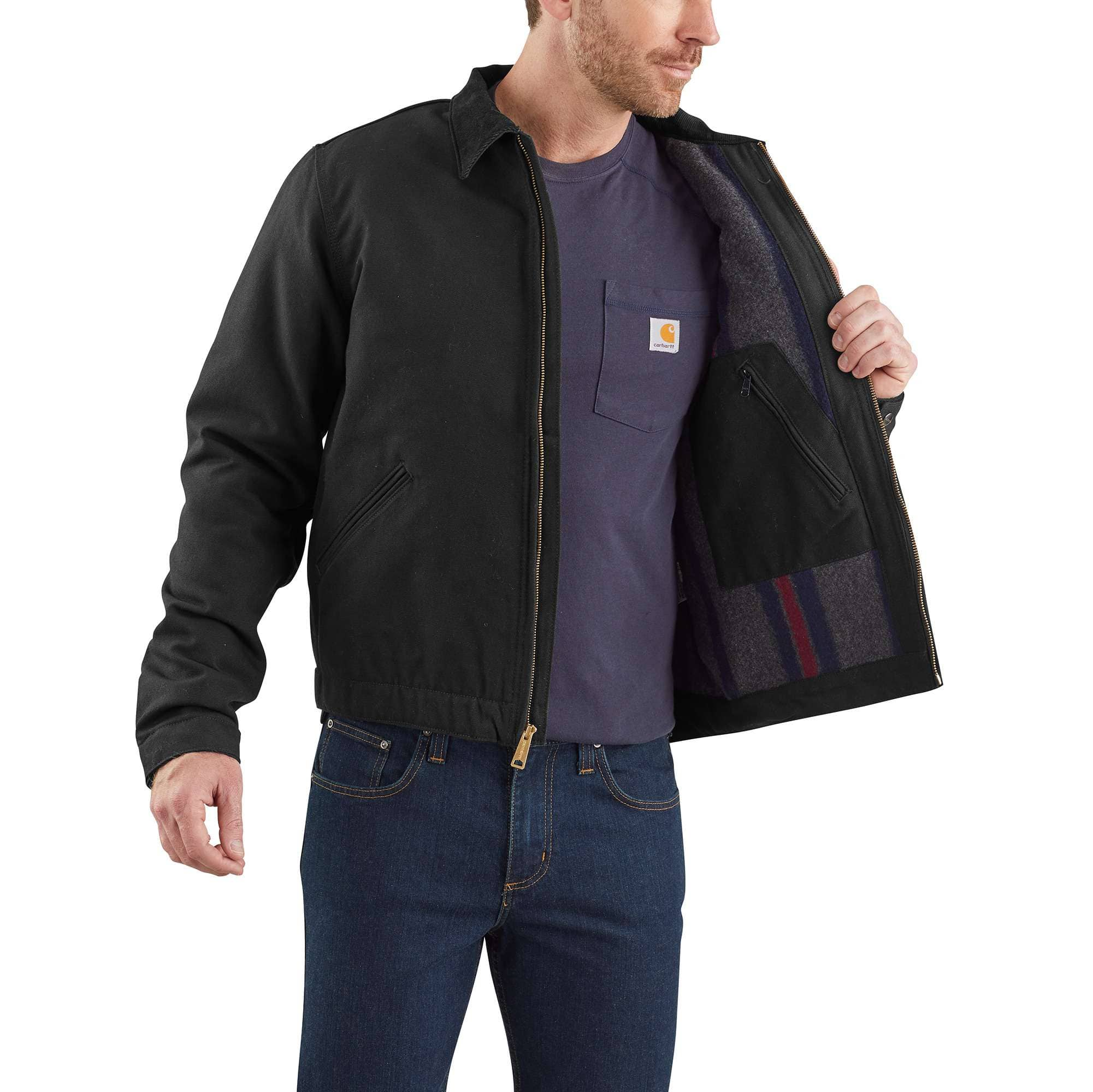 Additional thumbnail 4 of Men's Blanket-Lined Detroit Jacket - Relaxed Fit - Duck - 1 Warm Rating