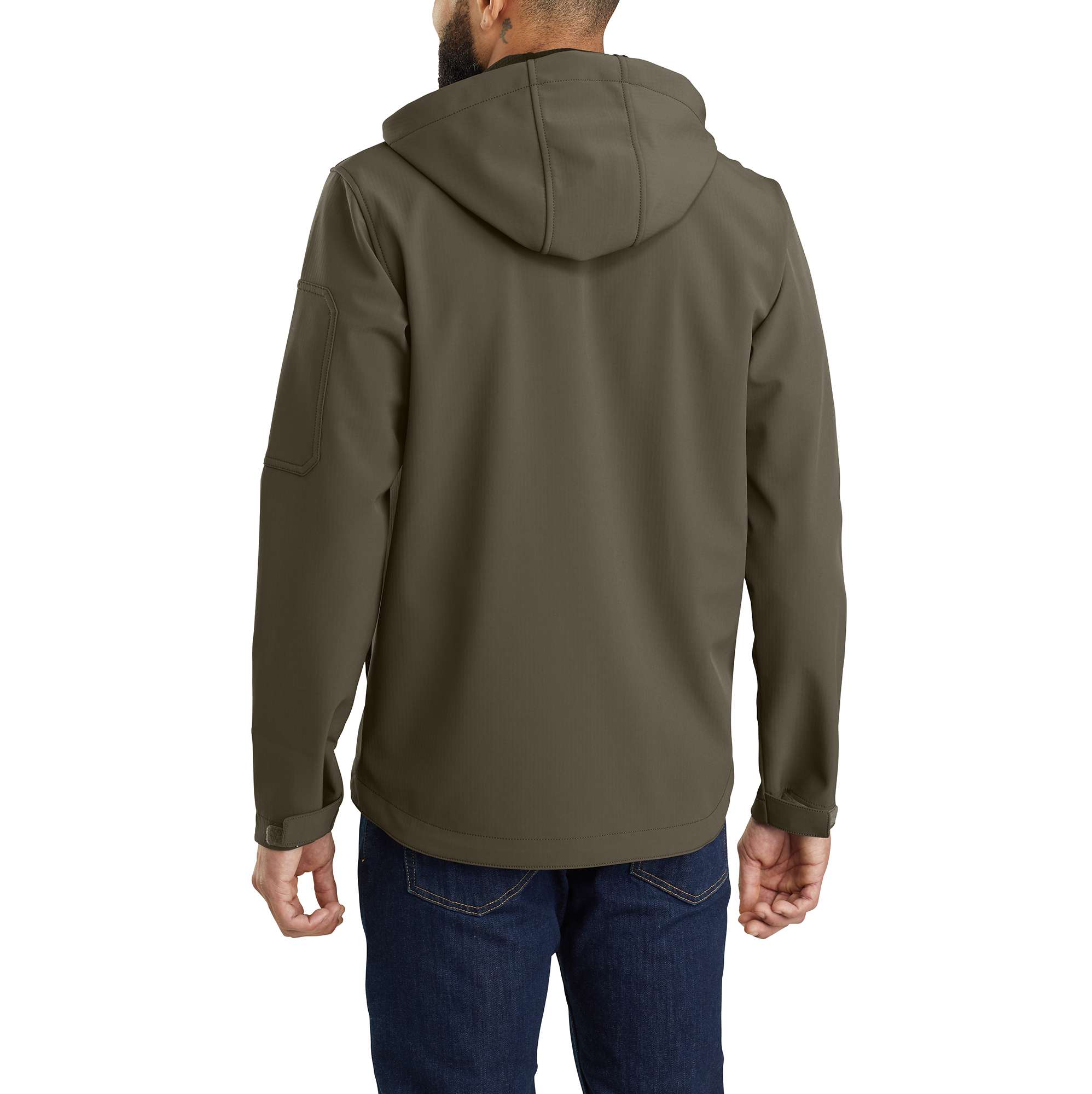 Additional thumbnail 2 of Rain Defender® Relaxed Fit Midweight Softshell Hooded Jacket - 1 Warm Rating