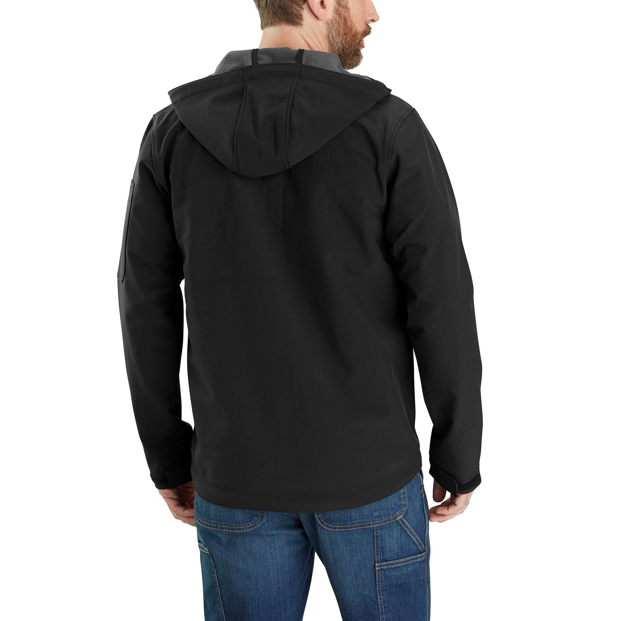 Additional thumbnail 3 of Rain Defender® Relaxed Fit Midweight Softshell Hooded Jacket - 1 Warm Rating
