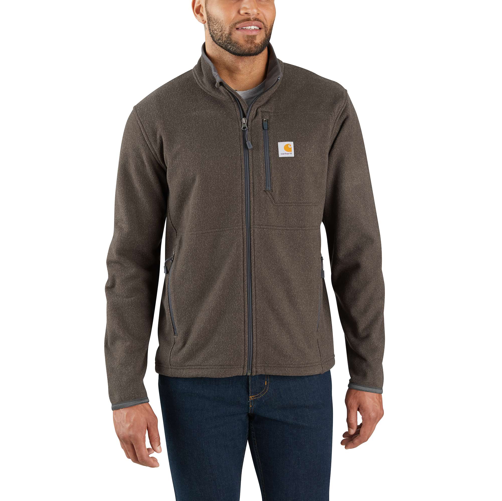 mens full zip fleece